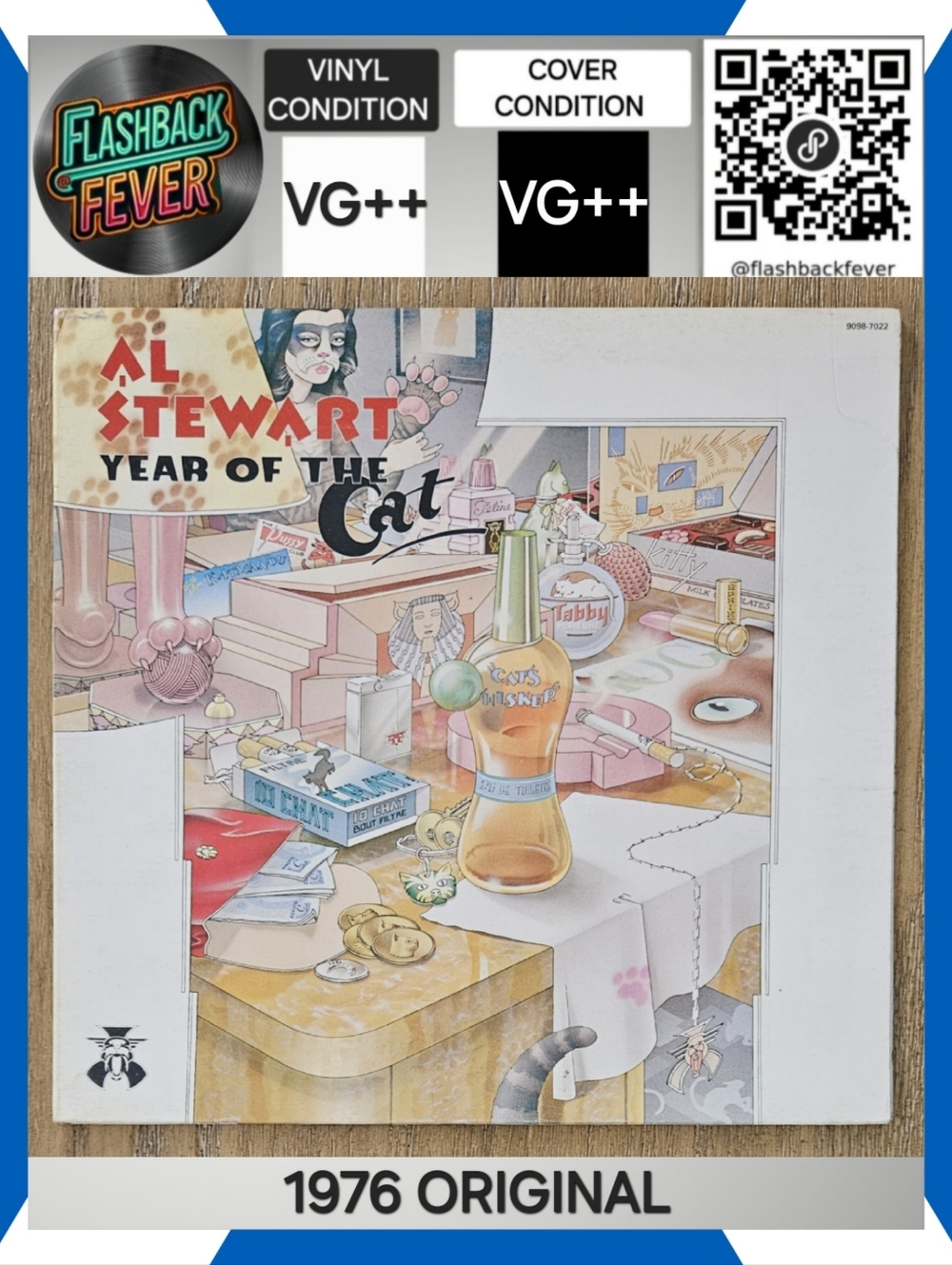 AL STEWART•Year Of The Cat•1976 CA (#9098-7022) GRT Pessing